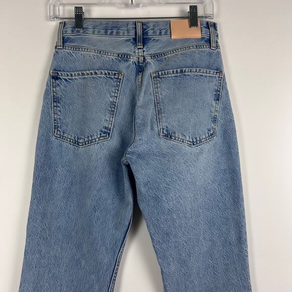 New With Tags MNG Jeans by Mango Isela Jeans Flare Crop Raw Hem Womens Size 4 - Picture 10 of 13
